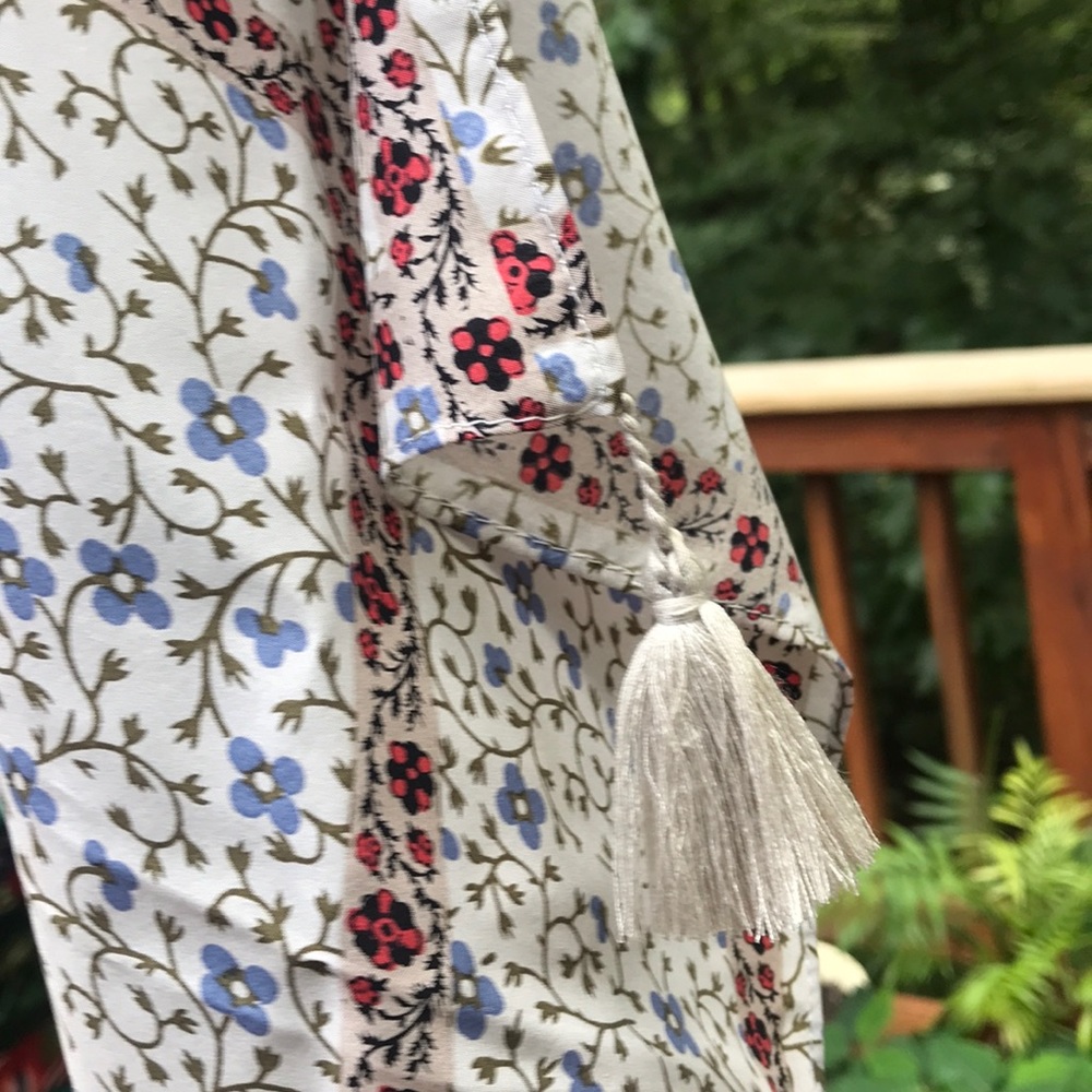 Silk Print Square Scarf